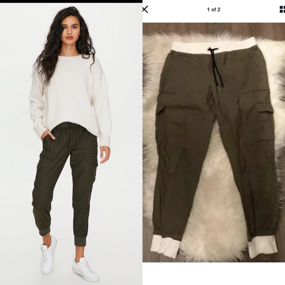 Aritzia community soft lightweight cargo joggers
